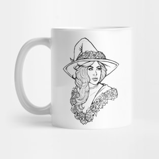 Rose Witch (Lines) Mug